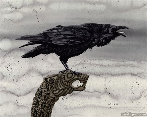 raven artwork|white raven norse mythology.